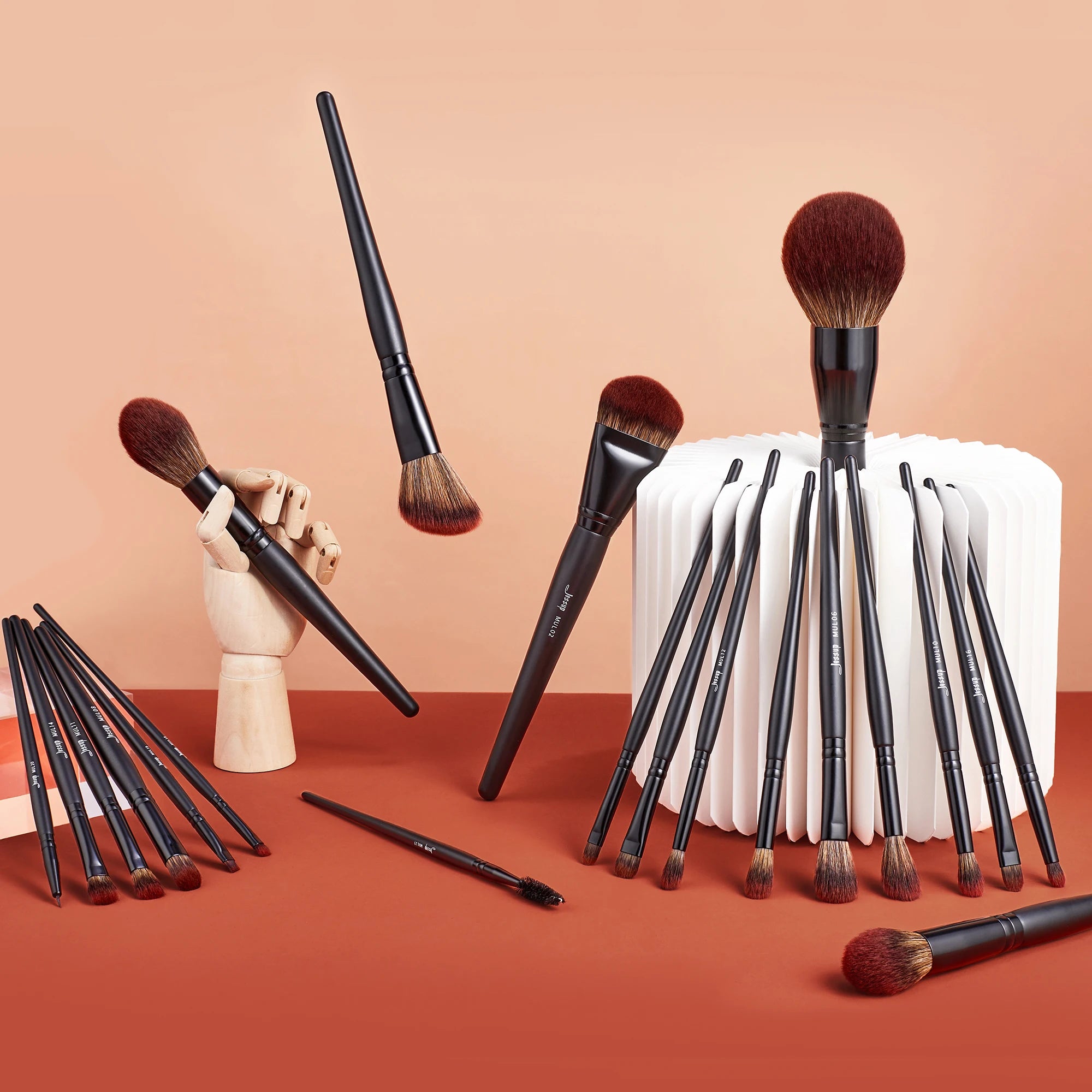 Ultimate Face & Eye Makeup Brush Set 21pc