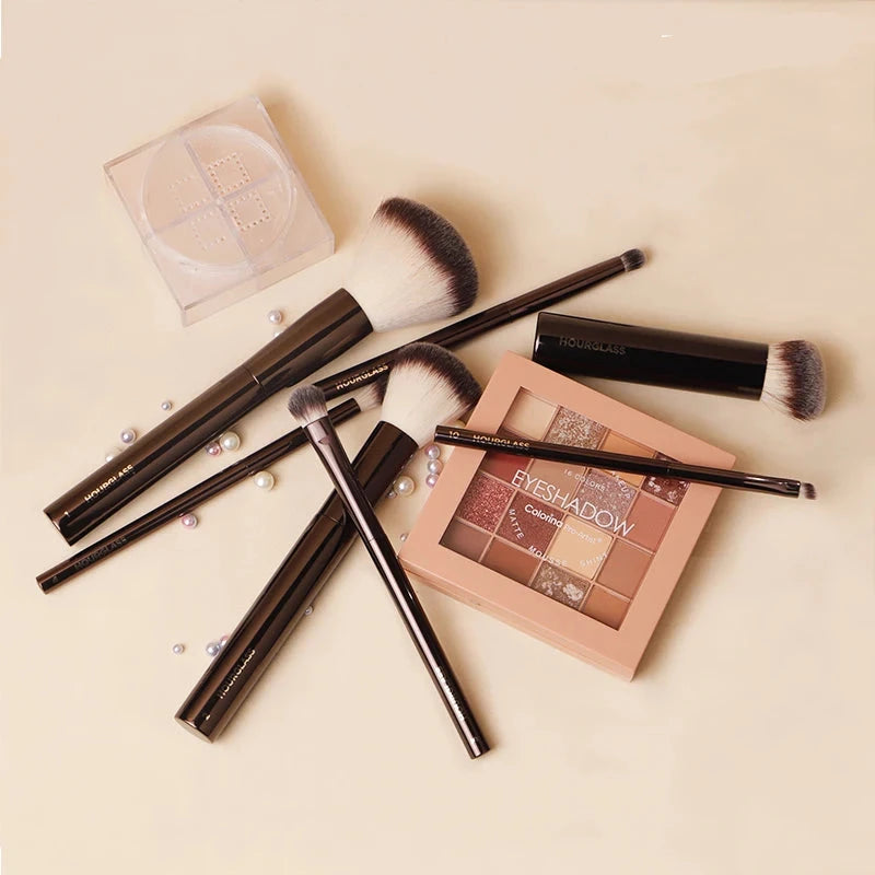 Essential Hourglass Makeup Brush Kit: Complete Face & Eye Set