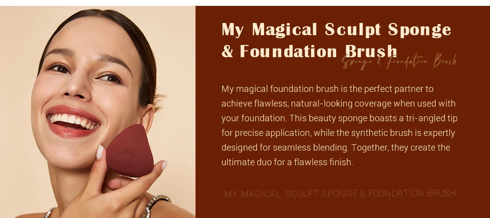 My Magical Sculpt Sponge & Foundation Brush