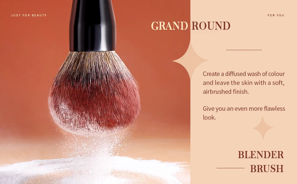 Vegan Face Brush For Powder & Blush & Bronzer