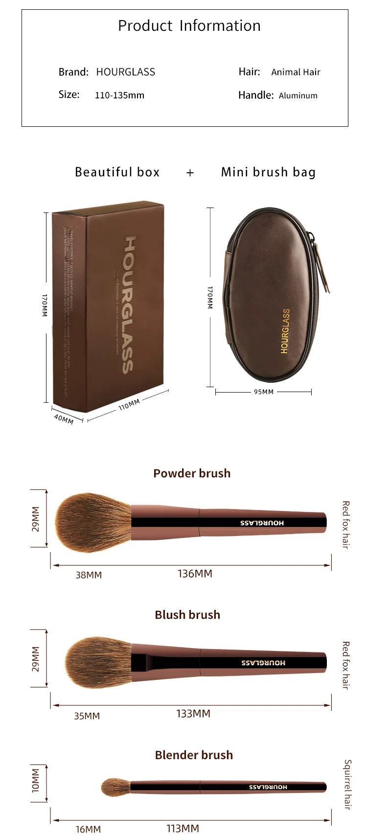 Mini Luxe Makeup Brush Set