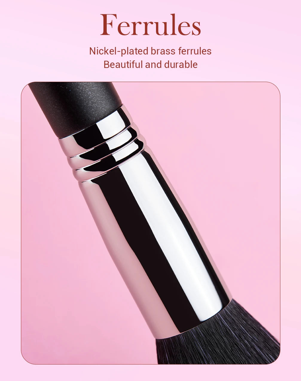 Dual Fiber Foundation Makeup Brush